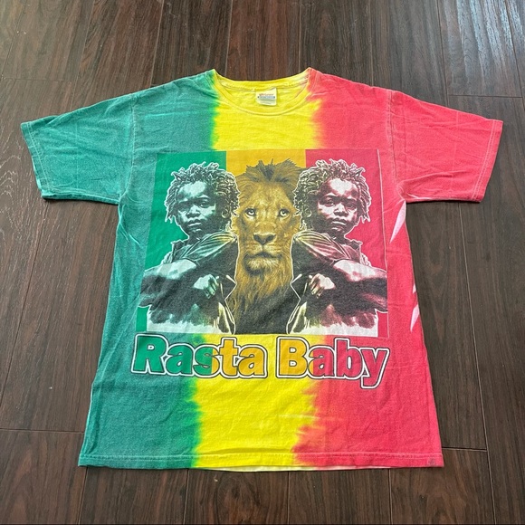 Hanes Other - Rasta Baby Reggae Vintage T-Shirt Tie dye medium